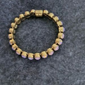 Pink and Gold Bracelet